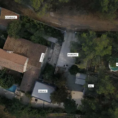 Nyaraló Mas Du Puech Clapas Assas